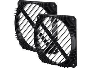 Enermax Air Guide 360° Rotatable Fan Grill, EAG001-B, Twin Pack – Black Enermax Air Guide 360° Rotatable Fan Grill, EAG001-B, Twin Pack – Black