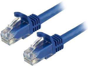 StarTech.com N6PATCH1BL 1ft Blue Cat6 Patch Cable with Snagless RJ45 Connectors - Short Ethernet Cable - 1 ft Cat 6 UTP Cable StarTech.com N6PATCH1BL 1ft Blue Cat6 Patch Cable with Snagless RJ45 Connectors - Short Ethernet Cable - 1 ft Cat 6 UTP Cable