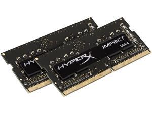 HyperX Impact 32GB (2 x 16GB) DDR4 2666 RAM (Notebook Memory) CL15 XMP SODIMM (260-Pin) HX426S15IB2K2/32 HyperX Impact 32GB (2 x 16GB) DDR4 2666 RAM (Notebook Memory) CL15 XMP SODIMM (260-Pin) HX426S15IB2K2/32