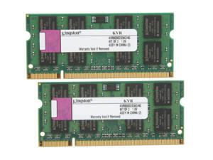 Kingston 4GB (2 x 2GB) 200-Pin DDR2 SO-DIMM DDR2 800 (PC2 6400) Dual Channel Kit Laptop Memory Model KVR800D2S5K2/4G Kingston 4GB (2 x 2GB) 200-Pin DDR2 SO-DIMM DDR2 800 (PC2 6400) Dual Channel Kit Laptop Memory Model KVR800D2S5K2/4G