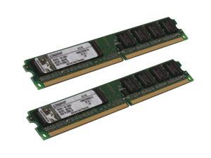 Kingston ValueRAM 1GB (2 x 512MB) 240-Pin DDR2 SDRAM DDR2 667 (PC2 5300) Dual Channel Kit System Memory Model KVR667D2N5K2/1G Kingston ValueRAM 1GB (2 x 512MB) 240-Pin DDR2 SDRAM DDR2 667 (PC2 5300) Dual Channel Kit System Memory Model KVR667D2N5K2/1G