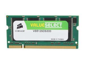 CORSAIR 512MB 200-Pin DDR SO-DIMM DDR 333 (PC 2700) Laptop Memory Model VS512SDS333 CORSAIR 512MB 200-Pin DDR SO-DIMM DDR 333 (PC 2700) Laptop Memory Model VS512SDS333