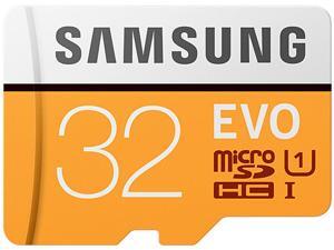Samsung 32GB EVO microSDHC UHS-I/U1 Memory Card with Adapter, Speed Up to 95MB/s (MB-MP32GA/AM) Samsung 32GB EVO microSDHC UHS-I/U1 Memory Card with Adapter, Speed Up to 95MB/s (MB-MP32GA/AM)