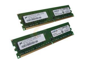 Crucial 4GB (2 x 2GB) 240-Pin DDR2 SDRAM DDR2 800 (PC2 6400) Dual Channel Kit Desktop Memory Model CT2KIT25664AA80E Crucial 4GB (2 x 2GB) 240-Pin DDR2 SDRAM DDR2 800 (PC2 6400) Dual Channel Kit Desktop Memory Model CT2KIT25664AA80E