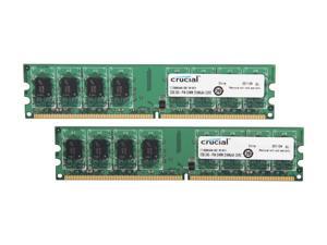 Crucial 4GB (2 x 2GB) 240-Pin DDR2 SDRAM DDR2 1066 (PC2 8500) Dual Channel Kit Desktop Memory Model CT2KIT25664AA1067 Crucial 4GB (2 x 2GB) 240-Pin DDR2 SDRAM DDR2 1066 (PC2 8500) Dual Channel Kit Desktop Memory Model CT2KIT25664AA1067