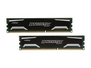 Crucial Ballistix Sport 8GB (2 x 4GB) 240-Pin DDR3 SDRAM DDR3 1333 (PC3 10600) Desktop Memory Model BLS2KIT4G3D1339DS1S00 Crucial Ballistix Sport 8GB (2 x 4GB) 240-Pin DDR3 SDRAM DDR3 1333 (PC3 10600) Desktop Memory Model BLS2KIT4G3D1339DS1S00