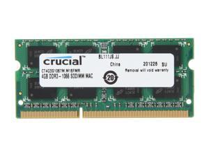 Crucial 4GB DDR3 1066 (PC3 8500) Unbuffered Memory for Mac Model CT4G3S1067M Crucial 4GB DDR3 1066 (PC3 8500) Unbuffered Memory for Mac Model CT4G3S1067M