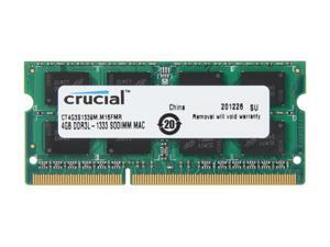 Crucial 4GB DDR3 1333 (PC3 10600) Memory for Apple Model CT4G3S1339M Crucial 4GB DDR3 1333 (PC3 10600) Memory for Apple Model CT4G3S1339M