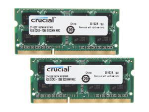 Crucial 8GB (2 x 4GB) DDR3 1066 (PC3 8500) Unbuffered Memory for Mac Model CT2K4G3S1067M Crucial 8GB (2 x 4GB) DDR3 1066 (PC3 8500) Unbuffered Memory for Mac Model CT2K4G3S1067M
