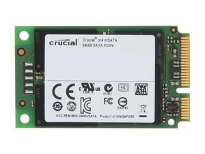 Crucial M4 64GB Mini-SATA (mSATA) MLC Internal Solid State Drive (SSD) CT064M4SSD3 Crucial M4 64GB Mini-SATA (mSATA) MLC Internal Solid State Drive (SSD) CT064M4SSD3