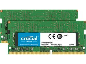 Crucial 32GB Kit (16GBx2) DDR4 2400 MT/s (PC4-19200) DR x8 SODIMM 260-Pin for Mac - CT2K16G4S24AM Crucial 32GB Kit (16GBx2) DDR4 2400 MT/s (PC4-19200) DR x8 SODIMM 260-Pin for Mac - CT2K16G4S24AM