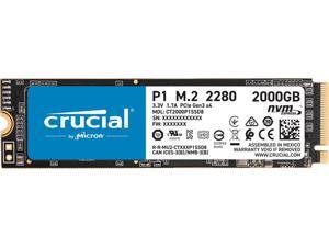 Crucial P1 M.2 2280 2TB PCI-Express 3.0 x4 NVMe 3D NAND Internal Solid State Drive (SSD) CT2000P1SSD8 Crucial P1 M.2 2280 2TB PCI-Express 3.0 x4 NVMe 3D NAND Internal Solid State Drive (SSD) CT2000P1SSD8