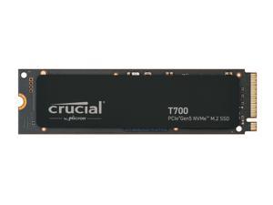 Crucial T700 GEN5 NMVE M.2 SSD 2280 4TB PCI-Express 5.0 x4 TLC NAND² Internal Solid State Drive (SSD) CT4000T700SSD3