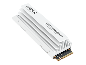 Crucial T705 2TB PCIe Gen5 NVMe M.2 SSD with White Heatsink  - Up to 14,500 MB/s - Limited Edition - Internal Solid State Drive (PC) - +1mo Adobe CC - CT2000T705SSD5A