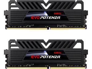 GeIL EVO POTENZA 16GB (2 x 8GB) 288-Pin DDR4 SDRAM DDR4 2400 (PC4 19200) Desktop Memory Model GPB416GB2400C16DC GeIL EVO POTENZA 16GB (2 x 8GB) 288-Pin DDR4 SDRAM DDR4 2400 (PC4 19200) Desktop Memory Model GPB416GB2400C16DC