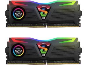 GeIL SUPER LUCE RGB SYNC AMD Edition 8GB (2 x 4GB) 288-Pin DDR4 SDRAM DDR4 2400 (PC4 19200) Desktop Memory Model GALS48GB2400C16DC GeIL SUPER LUCE RGB SYNC AMD Edition 8GB (2 x 4GB) 288-Pin DDR4 SDRAM DDR4 2400 (PC4 19200) Desktop Memory Model GALS48GB2400C16DC