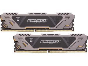 Crucial Ballistix Sport AT 3000 MHz DDR4 DRAM Desktop Gaming Memory Kit 16GB (8GBx2) CL17 BLS2K8G4D30CESTK Crucial Ballistix Sport AT 3000 MHz DDR4 DRAM Desktop Gaming Memory Kit 16GB (8GBx2) CL17 BLS2K8G4D30CESTK