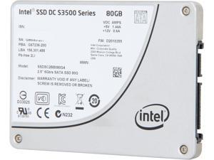 Intel DC S3500 SSDSC2BB080G401 2.5" 80GB SATA III MLC Business Solid State Drive Intel DC S3500 SSDSC2BB080G401 2.5" 80GB SATA III MLC Business Solid State Drive