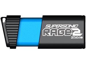 Patriot Memory 256GB Supersonic Rage 2 USB 3.1 Flash Drive, Speed Up to 400MB/s Read, 300MB/s Write, Durable Rubber Housing Patriot Memory 256GB Supersonic Rage 2 USB 3.1 Flash Drive, Speed Up to 400MB/s Read, 300MB/s Write, Durable Rubber Housing