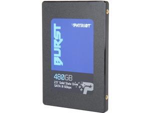 Patriot Burst 2.5" 480GB SATA III Internal Solid State Drive (SSD) PBU480GS25SSDR Patriot Burst 2.5" 480GB SATA III Internal Solid State Drive (SSD) PBU480GS25SSDR