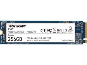 Patriot P300 M.2 2280 256GB PCIe Gen3 x4, NVMe 1.3 Internal Solid State Drive (SSD) P300P256GM28US Patriot P300 M.2 2280 256GB PCIe Gen3 x4, NVMe 1.3 Internal Solid State Drive (SSD) P300P256GM28US