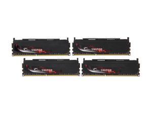 G.SKILL Sniper Series 16GB (4 x 4GB) 240-Pin DDR3 SDRAM DDR3L 1600 (PC3L 12800) Low Voltage Desktop Memory Model F3-12800CL9Q-16GBSR1 G.SKILL Sniper Series 16GB (4 x 4GB) 240-Pin DDR3 SDRAM DDR3L 1600 (PC3L 12800) Low Voltage Desktop Memory Model F3-12800CL9Q-16GBSR1