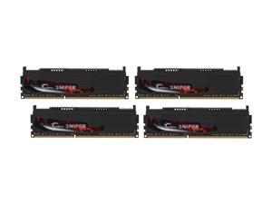 G.SKILL Sniper Gaming Series 16GB (4 x 4GB) 240-Pin DDR3 SDRAM DDR3 1600 (PC3 12800) Desktop Memory Model F3-12800CL9Q-16GBSR G.SKILL Sniper Gaming Series 16GB (4 x 4GB) 240-Pin DDR3 SDRAM DDR3 1600 (PC3 12800) Desktop Memory Model F3-12800CL9Q-16GBSR