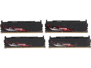 G.SKILL Sniper Series 16GB (4 x 4GB) 240-Pin DDR3 SDRAM DDR3 2400 (PC3 19200) Desktop Memory Model F3-2400C11Q-16GSR G.SKILL Sniper Series 16GB (4 x 4GB) 240-Pin DDR3 SDRAM DDR3 2400 (PC3 19200) Desktop Memory Model F3-2400C11Q-16GSR