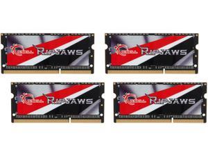 G.SKILL Ripjaws 32GB (4 x 8GB) 204-Pin DDR3 SO-DIMM DDR3L 1600 Laptop Memory Model F3-1600C9Q-32GRSL G.SKILL Ripjaws 32GB (4 x 8GB) 204-Pin DDR3 SO-DIMM DDR3L 1600 Laptop Memory Model F3-1600C9Q-32GRSL