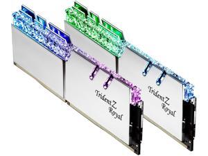 G.SKILL Trident Z Royal Series 16GB (2 x 8GB) 288-Pin RGB DDR4 SDRAM DDR4 4000 (PC4 32000) Desktop Memory Model F4-4000C17D-16GTRS G.SKILL Trident Z Royal Series 16GB (2 x 8GB) 288-Pin RGB DDR4 SDRAM DDR4 4000 (PC4 32000) Desktop Memory Model F4-4000C17D-16GTRS