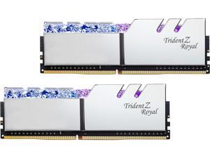 G.SKILL Trident Z Royal Series 32GB (2 x 16GB) 288-Pin DDR4 SDRAM DDR4 3600 (PC4 28800) Desktop Memory Model F4-3600C18D-32GTRS G.SKILL Trident Z Royal Series 32GB (2 x 16GB) 288-Pin DDR4 SDRAM DDR4 3600 (PC4 28800) Desktop Memory Model F4-3600C18D-32GTRS