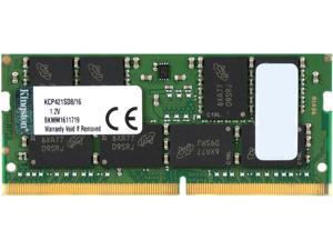 Kingston 16GB 260-Pin DDR4 SO-DIMM DDR4 2133 (PC4 17000) System Specific Memory Model KCP421SD8/16 Kingston 16GB 260-Pin DDR4 SO-DIMM DDR4 2133 (PC4 17000) System Specific Memory Model KCP421SD8/16