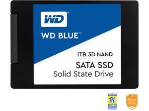 WD Blue 3D NAND 1TB PC SSD - SATA III 6 Gb/s 2.5"/7mm Solid State Drive - WDS100T2B0A WD Blue 3D NAND 1TB PC SSD - SATA III 6 Gb/s 2.5"/7mm Solid State Drive - WDS100T2B0A