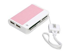 Vantec Culore Portable Hi-Speed USB 2.0 66-in-1 External Card Reader/Writer with 3-Port Hub - Model UGT-CH100-PK Vantec Culore Portable Hi-Speed USB 2.0 66-in-1 External Card Reader/Writer with 3-Port Hub - Model UGT-CH100-PK
