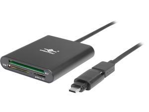 VANTEC UGT-CR970-BK SD/microSD/CF USB 3.0 USB 3.0 to Multi-Slot Aluminum Card Reader with A to C VANTEC UGT-CR970-BK SD/microSD/CF USB 3.0 USB 3.0 to Multi-Slot Aluminum Card Reader with A to C