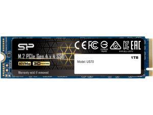 Silicon Power US70 M.2 2280 1TB PCI-Express 4.0 x4, NVMe 1.3 3D NAND Internal Solid State Drive (SSD) SP01KGBP44US7005 Silicon Power US70 M.2 2280 1TB PCI-Express 4.0 x4, NVMe 1.3 3D NAND Internal Solid State Drive (SSD) SP01KGBP44US7005