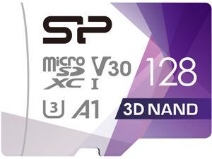 Silicon Power Superior Pro 128GB microSDXC Flash Card with Adapter Model SP128GBSTXDU3V20AB Silicon Power Superior Pro 128GB microSDXC Flash Card with Adapter Model SP128GBSTXDU3V20AB