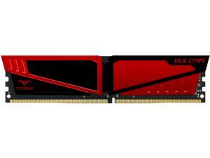 Team T-Force Vulcan 8GB 288-Pin DDR4 SDRAM DDR4 2400 (PC4 19200) Desktop Memory Model TLRED48G2400HC1401 Team T-Force Vulcan 8GB 288-Pin DDR4 SDRAM DDR4 2400 (PC4 19200) Desktop Memory Model TLRED48G2400HC1401