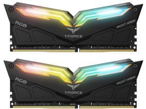 Team T-Force Night Hawk RGB 32GB (2 x 16GB) 288-Pin DDR4 SDRAM DDR4 3200 (PC4 25600) Desktop Memory Model TF1D432G3200HC16CDC01 Team T-Force Night Hawk RGB 32GB (2 x 16GB) 288-Pin DDR4 SDRAM DDR4 3200 (PC4 25600) Desktop Memory Model TF1D432G3200HC16CDC01