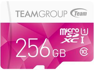 Team Group 256GB Color microSDXC UHS-I/U1 Class 10 Memory Card with Adapter, Speed Up to 80MB/s (TCUSDX256GUHS46) Team Group 256GB Color microSDXC UHS-I/U1 Class 10 Memory Card with Adapter, Speed Up to 80MB/s (TCUSDX256GUHS46)