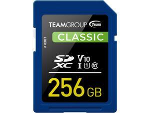Team Group 256GB Classic SD Card U1 V10 C10 Card Read/Write Speed Up to 80/15MB/s (TSDXC256GIV1001) Team Group 256GB Classic SD Card U1 V10 C10 Card Read/Write Speed Up to 80/15MB/s (TSDXC256GIV1001)