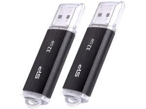 Silicon Power 64GB (32GB x 2) Ultima U02 USB 2.0 Flash Drive (S2032GBUF2U02V1KB5) Silicon Power 64GB (32GB x 2) Ultima U02 USB 2.0 Flash Drive (S2032GBUF2U02V1KB5)