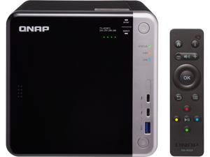 QNAP TS-453BT3-8G-US 4-Bay Thunderbolt 3 NAS. Intel Celeron J3455 Quad-core CPU, 8GB RAM, SATA 6Gb/s QNAP TS-453BT3-8G-US 4-Bay Thunderbolt 3 NAS. Intel Celeron J3455 Quad-core CPU, 8GB RAM, SATA 6Gb/s