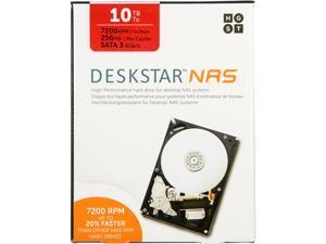 HGST Deskstar NAS 3.5" 10TB 7200 RPM 256MB Cache SATA 6.0Gb/s High-Performance Hard Drive for Desktop NAS Systems Retail Packaging 0S04037 HGST Deskstar NAS 3.5" 10TB 7200 RPM 256MB Cache SATA 6.0Gb/s High-Performance Hard Drive for Desktop NAS Systems Retail Packaging 0S04037