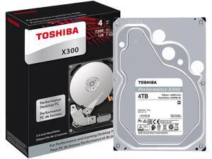 TOSHIBA X300 4TB Desktop Hard Drive 7200 RPM 128MB Cache SATA 6.0Gb/s 3.5" Internal Hard Drive Retail Packaging HDWE140XZSTA TOSHIBA X300 4TB Desktop Hard Drive 7200 RPM 128MB Cache SATA 6.0Gb/s 3.5" Internal Hard Drive Retail Packaging HDWE140XZSTA