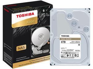 Toshiba N300 6TB NAS Internal Hard Drive 7200 RPM SATA 6Gb/s 128MB Cache 3.5inch - HDWN160XZSTA (RETAIL PACKAGE) Toshiba N300 6TB NAS Internal Hard Drive 7200 RPM SATA 6Gb/s 128MB Cache 3.5inch - HDWN160XZSTA (RETAIL PACKAGE)