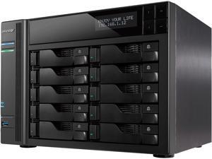 Asustor AS6210T, 10-Bay NAS (Diskless), Intel Celeron 1.6GHz Quad-Core, 4GB RAM Asustor AS6210T, 10-Bay NAS (Diskless), Intel Celeron 1.6GHz Quad-Core, 4GB RAM