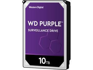 WD Purple 10TB Surveillance Hard Disk Drive - 5400 RPM Class SATA 6Gb/s 256MB Cache 3.5 Inch - WD100PURZ WD Purple 10TB Surveillance Hard Disk Drive - 5400 RPM Class SATA 6Gb/s 256MB Cache 3.5 Inch - WD100PURZ