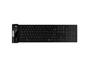 Adesso AKB-232UB USB Antimicrobial Foldable water proof 120-key full size keyboard, 0.43" x 18.00" x 4.82" (Black) Adesso AKB-232UB USB Antimicrobial Foldable water proof 120-key full size keyboard, 0.43" x 18.00" x 4.82" (Black)