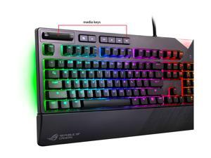 ASUS ROG Strix Flare RGB Mechanical Gaming Keyboard with Aura Sync - Cherry MX Brown ASUS ROG Strix Flare RGB Mechanical Gaming Keyboard with Aura Sync - Cherry MX Brown